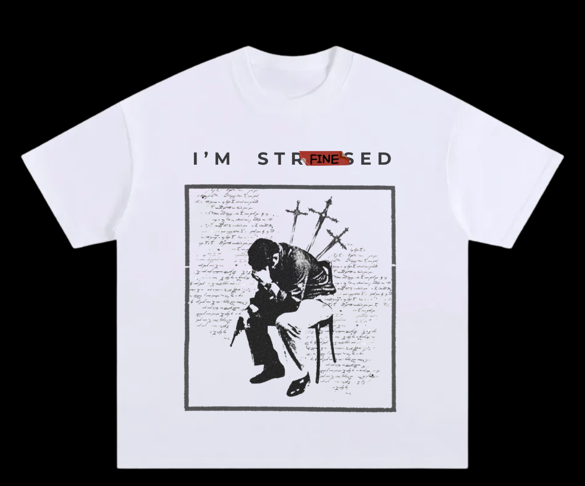 Stressed Boxy Cropped T